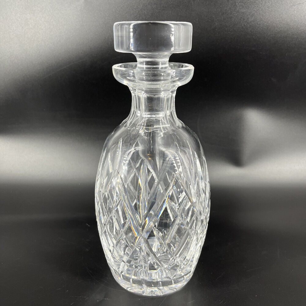 Vintage Waterford Crystal Drogheda Spirits Decanter w/ Stopper READ